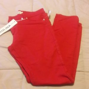 Paulina red ladies jeans size 15